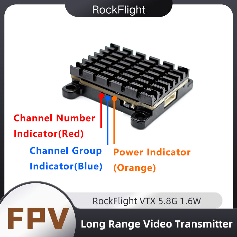 RockFlight TX663 VTX 5.8G 48CH - Drone Racing Transmitter ulasan dan harga