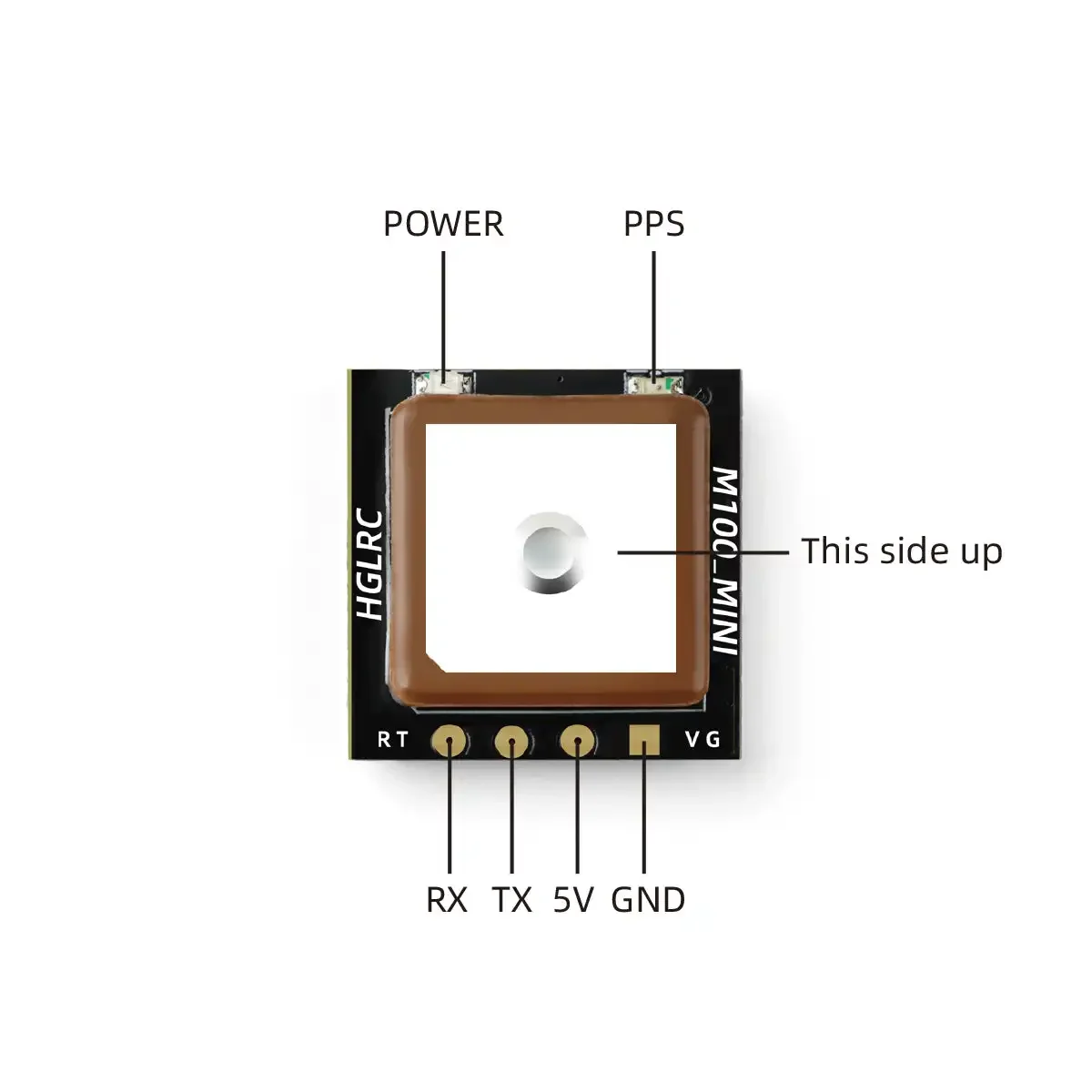 HGLRC M100 Modul GPS MINI M10  - Drone Racing Vtx ulasan dan harga